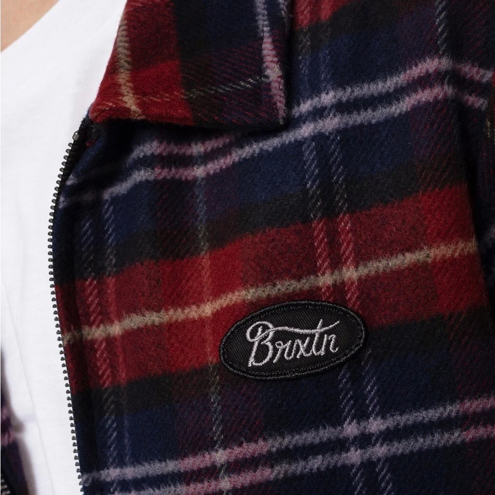 Brixton Utopia Cordovan Bomber Jacket - Picture 6 of 9